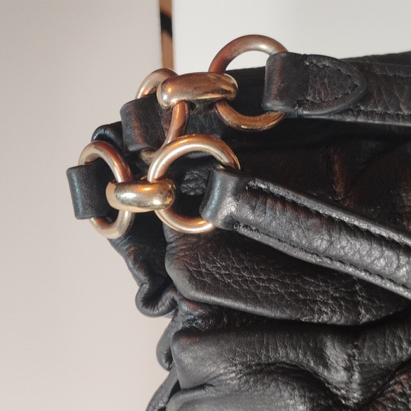 Coach C1454 Coach Maya Shoulder Bag In Black Pebbled Leather - Picture 10 of 12